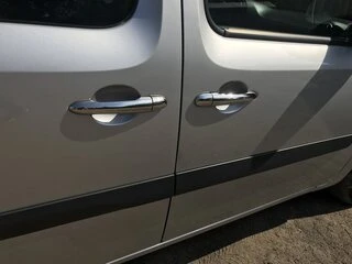 Накладки на ручки (нерж) 4 шт, OmsaLine - Італійська нержавійка для Renault Kangoo 2008-2020 рр