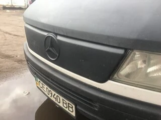 Зимова накладка на решітку 2000-2002, Глянцева для Mercedes Sprinter W901/902/903/904/905 рр