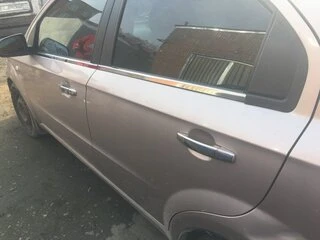 Нижній молдинг вікон (4 шт., нерж.) Sedan для Chevrolet Aveo T250 2005-2011 рр