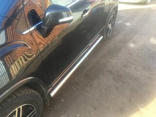 Бічні труби BB001 (2 шт., нерж) 60 мм для Opel Mokka 2012-2021 рр