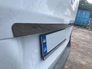Планка над номером BlackChrome (нерж) для Mercedes Vito / V-class W447 2014- рр