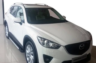 Бокові пороги RedLine V1 (2 шт., Алюміній) для Mazda CX-5 2012-2017рр