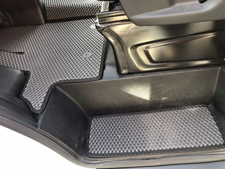 Килимки на пороги (3 шт, EVA, чорні) для Ford Transit 2014- рр