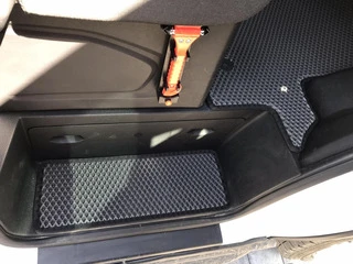 Килимки на пороги (3 шт, EVA, чорні) для Ford Transit 2014- рр