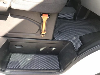 Килимки на пороги (3 шт, EVA, чорні) для Ford Transit 2014- рр