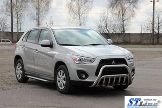 Кенгурятник WT002 (нерж.) для Mitsubishi ASX 2010-2023 рр