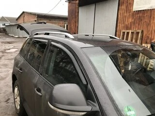 Рейлінги Skyport (сірий мат) для Volkswagen Touareg 2002-2010 рр