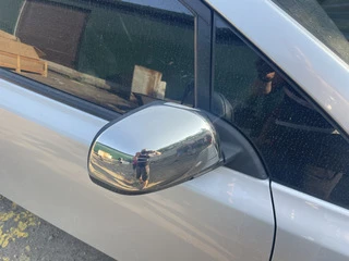 Накладки на дзеркала (2 шт, нерж) Carmos - Турецька сталь для Nissan Leaf 2010-2017 рр