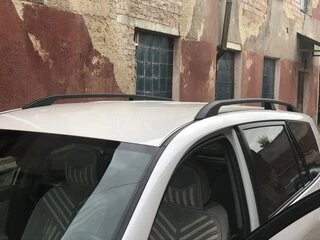 Рейлінги Чорні Турецькі Коротка база, Металеві ніжки для Toyota Rav 4 2006-2013 рр