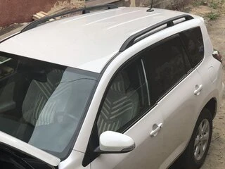 Рейлінги Чорні Турецькі Коротка база, Металеві ніжки для Toyota Rav 4 2006-2013 рр