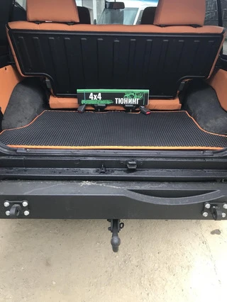 Килимок багажника Короткий (EVA, чорний) для Nissan Patrol Y60 1988-1997 рр