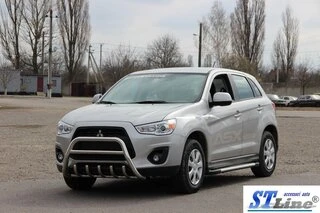 Кенгурятник WT003 (нерж.) для Mitsubishi ASX 2010-2023 рр