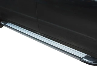 Бокові пороги Rainbow (2 шт., Алюміній) Коротка/Середня бази для Mercedes Viano 2004-2014 рр