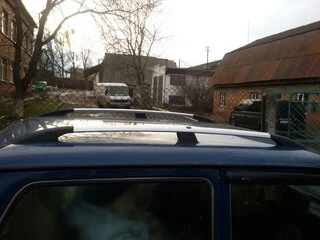 Рейлінги Хром Металеві ніжки для Lada Niva та Urban