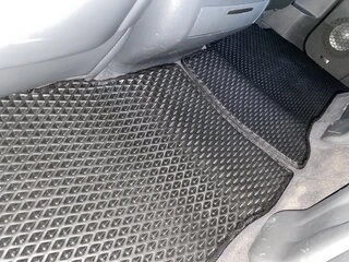 Поліуретанові килимки (2008-2012, EVA, чорні) для Lexus LX570/450d