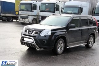Передній захист WT002 (нерж) для Nissan X-trail T31 2007-2014рр