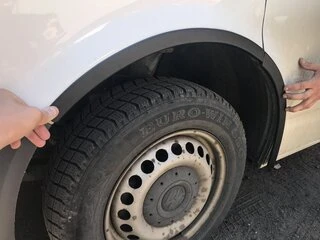 Накладки на арки (6 шт, ABS) для Volkswagen T5 2010-2015 рр