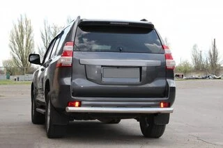 Задня дуга AK002 (нерж) для Toyota Land Cruiser Prado 150