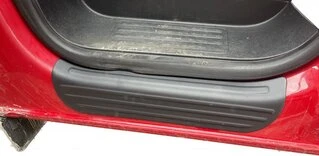 Накладки на пороги EuroCap (2 шт, ABS) для Volkswagen T5 2010-2015 рр