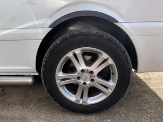 Накладки на арки (4 шт, чорні) для Mercedes Vito W639 2004-2014 рр