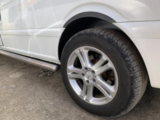 Накладки на арки (4 шт, чорні) для Mercedes Vito W639 2004-2014 рр