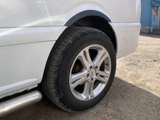 Накладки на арки (4 шт, чорні) для Mercedes Vito W639 2004-2014 рр