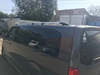 Рейлінги Хром Довга база, металева ніжка для Citroen Jumpy/Dispatch 2017- рр