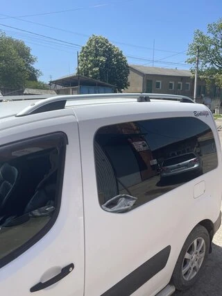 Рейлінги CROWN (сірий мат) для Peugeot Partner Tepee 2008-2018 рр