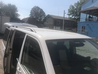 Рейлінги Чорні Коротка база, Металеві ніжки для Volkswagen T6