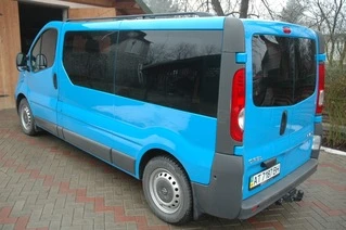 Рейлінги Чорні Коротка база, Метал. ніжки для Nissan Primastar 2002-2014 рр