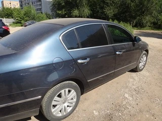 Накладки на ручки (4 шт, нерж) Carmos, Турецька сталь для Volkswagen Passat B6 2006-2012рр