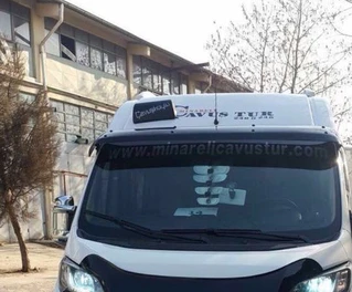 Козирьок на лобове скло (чорний глянець, 5мм) для Fiat Ducato 2006-2025 рр