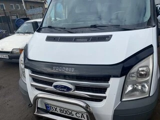 Кенгурятник WT004 (нерж) для Ford Transit 2000-2014 рр