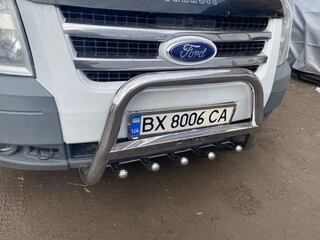 Кенгурятник WT004 (нерж) для Ford Transit 2000-2014 рр