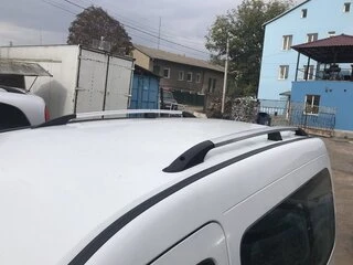 Рейлінги Хром Стандартна база, Чавунні ніжки для Renault Kangoo 1998-2008 рр