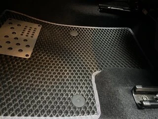 Поліуретанові килимки (3 ряди, EVA, чорні) для Volkswagen Sharan 2010- рр