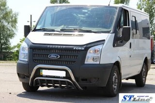 Кенгурятник WT002 (2006-2014, нерж.) для Ford Transit рр