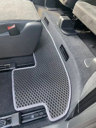 Поліуретанові килимки (3 ряди, EVA, чорні) для Volkswagen Sharan 2010- рр