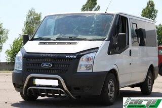 Кенгурятник WT002 (2006-2014, нерж.) для Ford Transit рр
