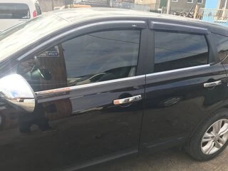 Зовнішня окантовка стекол (4 шт, нерж) Звичайна база, Carmos - Турецька сталь для Nissan Qashqai 2007-2010 рр