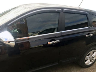 Зовнішня окантовка стекол (4 шт, нерж) Звичайна база, OmsaLine - Італійська нержавійка для Nissan Qashqai 2007-2010 рр