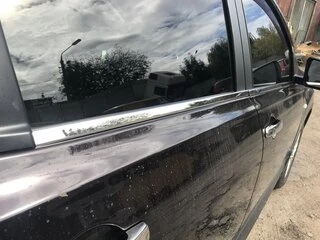 Зовнішня окантовка стекол (4 шт, нерж) Звичайна база, OmsaLine - Італійська нержавійка для Nissan Qashqai 2007-2010 рр