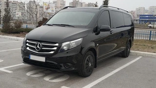 Накладки на решітку 2014-2020 (5 шт, нерж) Carmos - Турецька сталь для Mercedes Vito / V-class W447 2014- рр