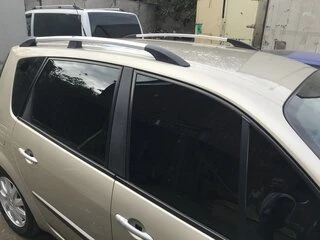 Рейлінги Хром (2 шт) Коротка база для Renault Scenic/Grand 2003-2009 рр