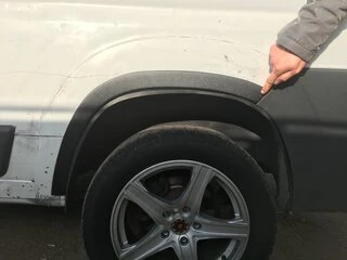 Накладки на арки (4 шт, чорні) ABS-Пластик (2006-2014) для Fiat Ducato рр