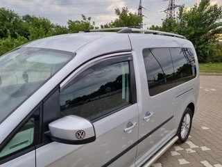 Вітровики з хромом (2 шт, Niken) для Volkswagen Caddy 2010-2015 рр