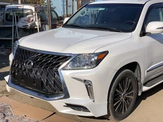 Передній бампер для 2008-2015 в стилі рестайлінгу (під фарбування) для Lexus LX570/450d