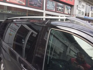 Рейлінги хром Elite (пласт. ніжки) Коротка база (SHORT) для Mercedes Vito W639 2004-2014 рр