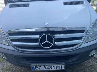 Обведення решітки (2006-2013, нерж) Carmos - Турецька сталь для Mercedes Sprinter W906 рр