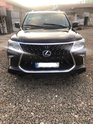 Передній бампер для 2008-2015 в стилі рестайлінгу (під фарбування) для Lexus LX570/450d